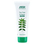 Nykaa Naturals Tea Tree & Neem Detox Face Scrub For Purifying, Acne Control & Clear Skin Glow - Tea Tree & Neem | Grocsy