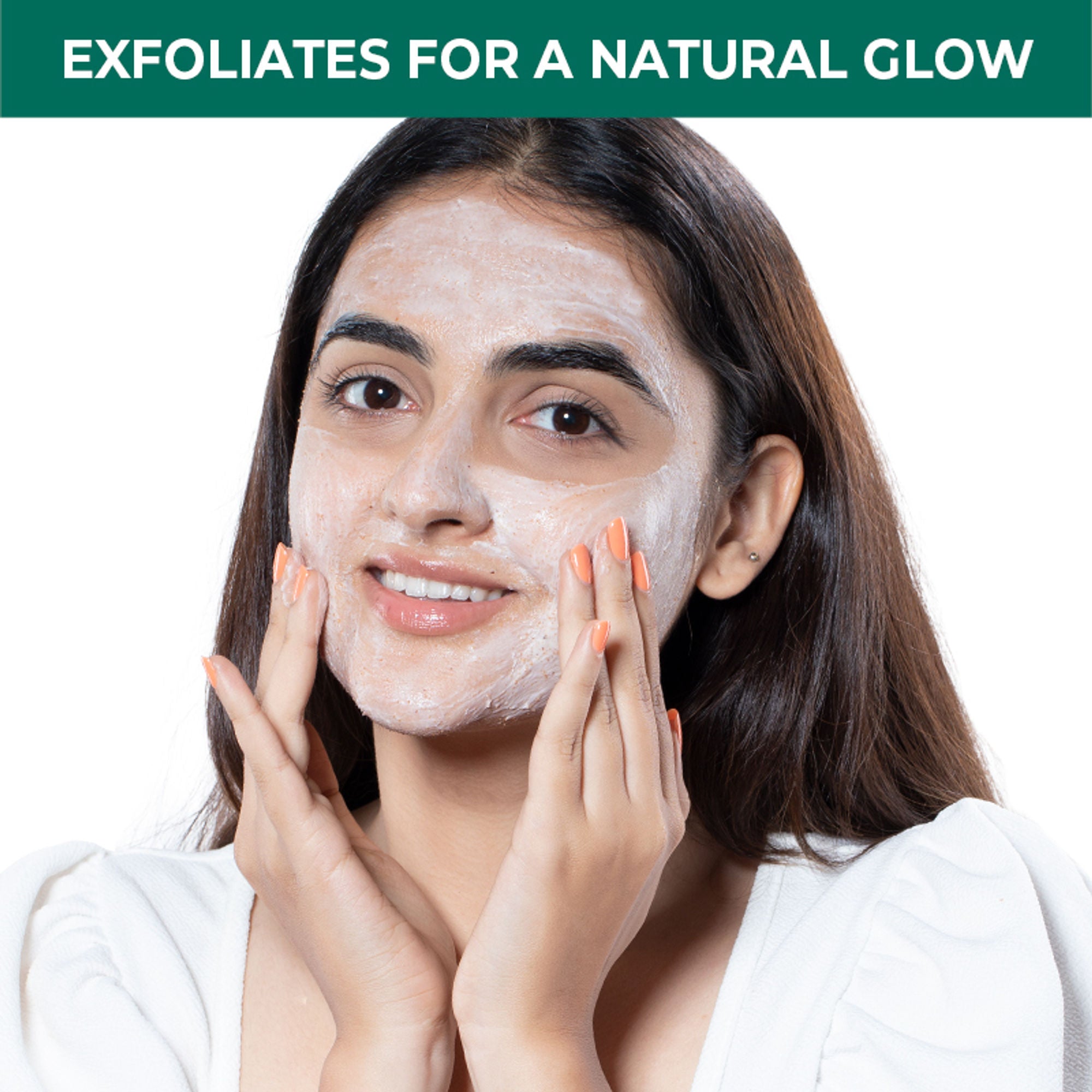 Nykaa Naturals Tea Tree & Neem Detox Face Scrub For Purifying, Acne Control & Clear Skin Glow - Tea Tree & Neem | Grocsy