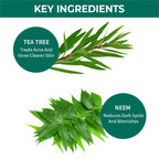 Nykaa Naturals Tea Tree & Neem Detox Face Scrub For Purifying, Acne Control & Clear Skin Glow - Tea Tree & Neem | Grocsy