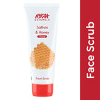 Nykaa Naturals Tea Tree & Neem Detox Face Scrub For Purifying, Acne Control & Clear Skin Glow - Saffron & Honey | Grocsy