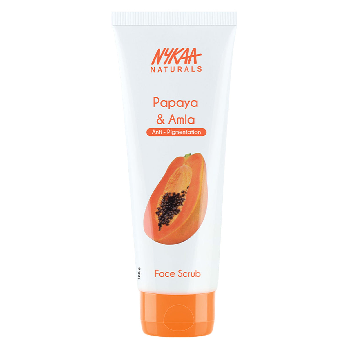Nykaa Naturals Tea Tree & Neem Detox Face Scrub For Purifying, Acne Control & Clear Skin Glow - Papaya & Amla | Grocsy