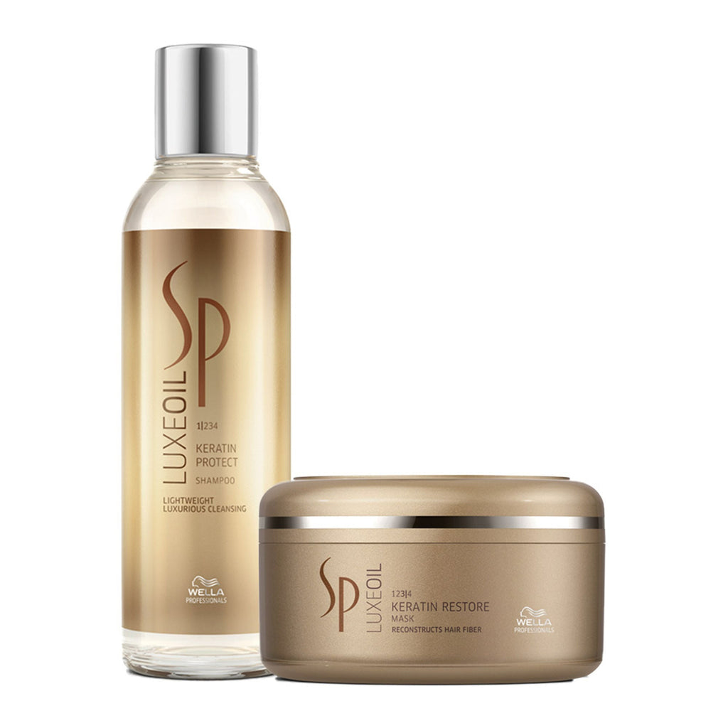 System Professional Luxe Oil Keratin Shampoo and Mask Combo | Grocsy