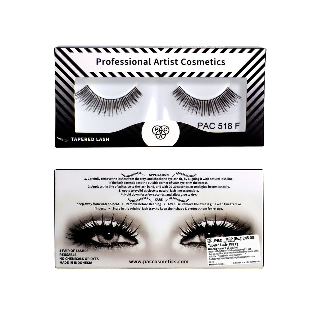 PAC Studio Tapered Lash - 518 F | Grocsy