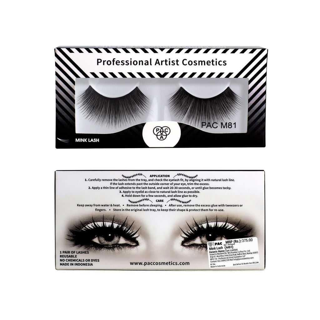PAC Studio Mink Lash - M81 | Grocsy