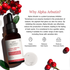 Juicy Chemistry 2% Alpha Arbutin + D-Gallic Acid Face Serum | Grocsy