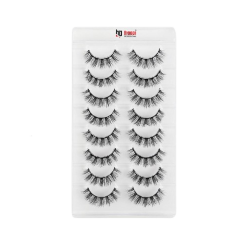 Bronson Professional Eyelash Set 3d False Long And Natural Eye Makeup - T07 | Grocsy