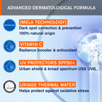 Uriage Depiderm Anti-Dark Spot Day Face Cream SPF 50+ Vitamin C | Grocsy