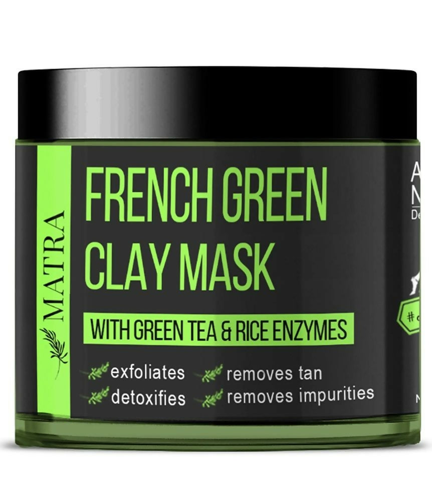 Matra French Green Clay Mask With Green Tea & Rice Enzymes | Grocsy