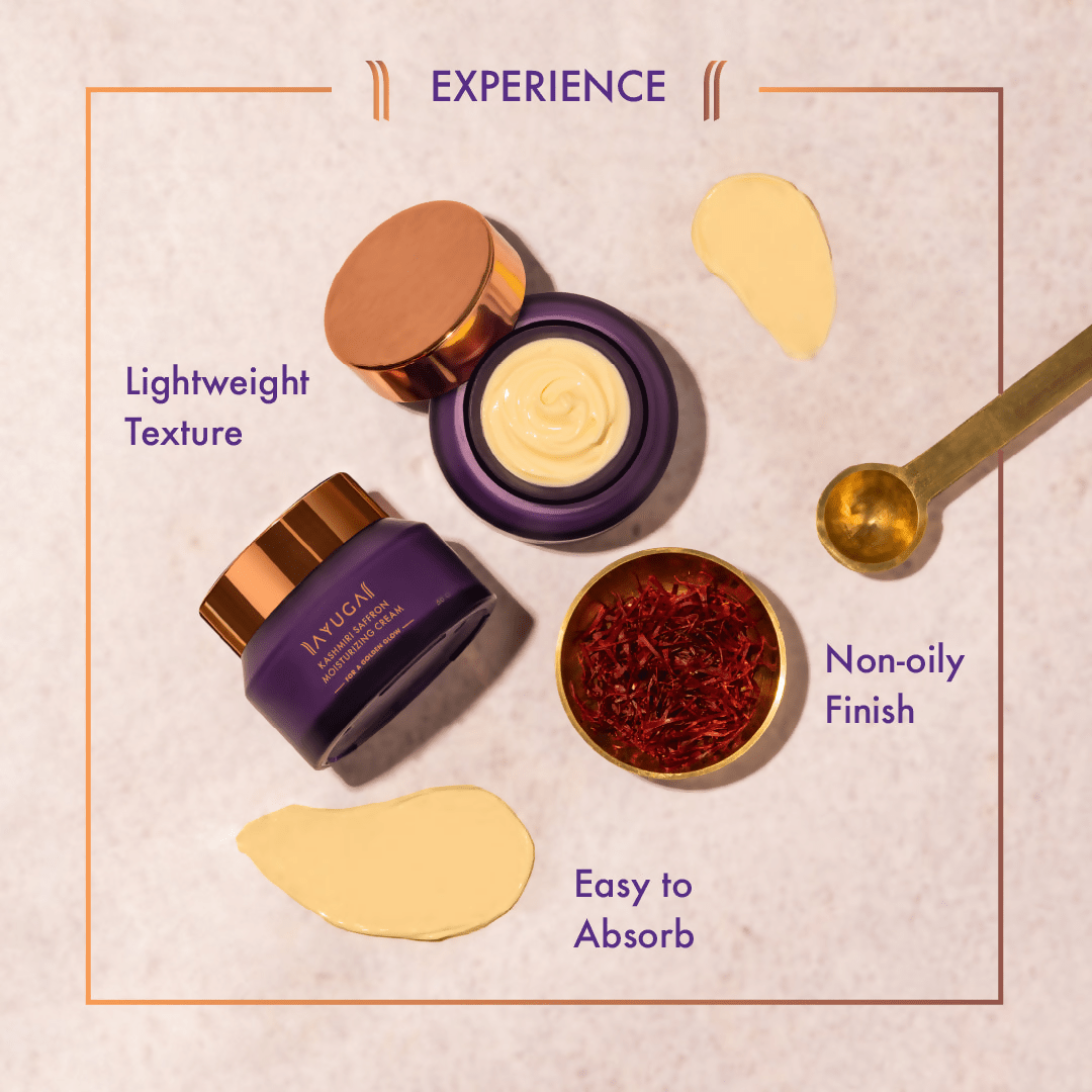 Ayuga Kashmiri Saffron Moisturizing Cream | Grocsy