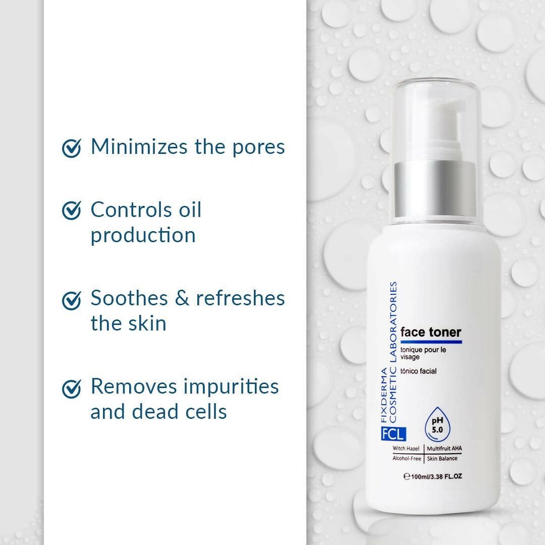 FCL Face Toner | Refreshes Skin, Minimizes Pores | Grocsy