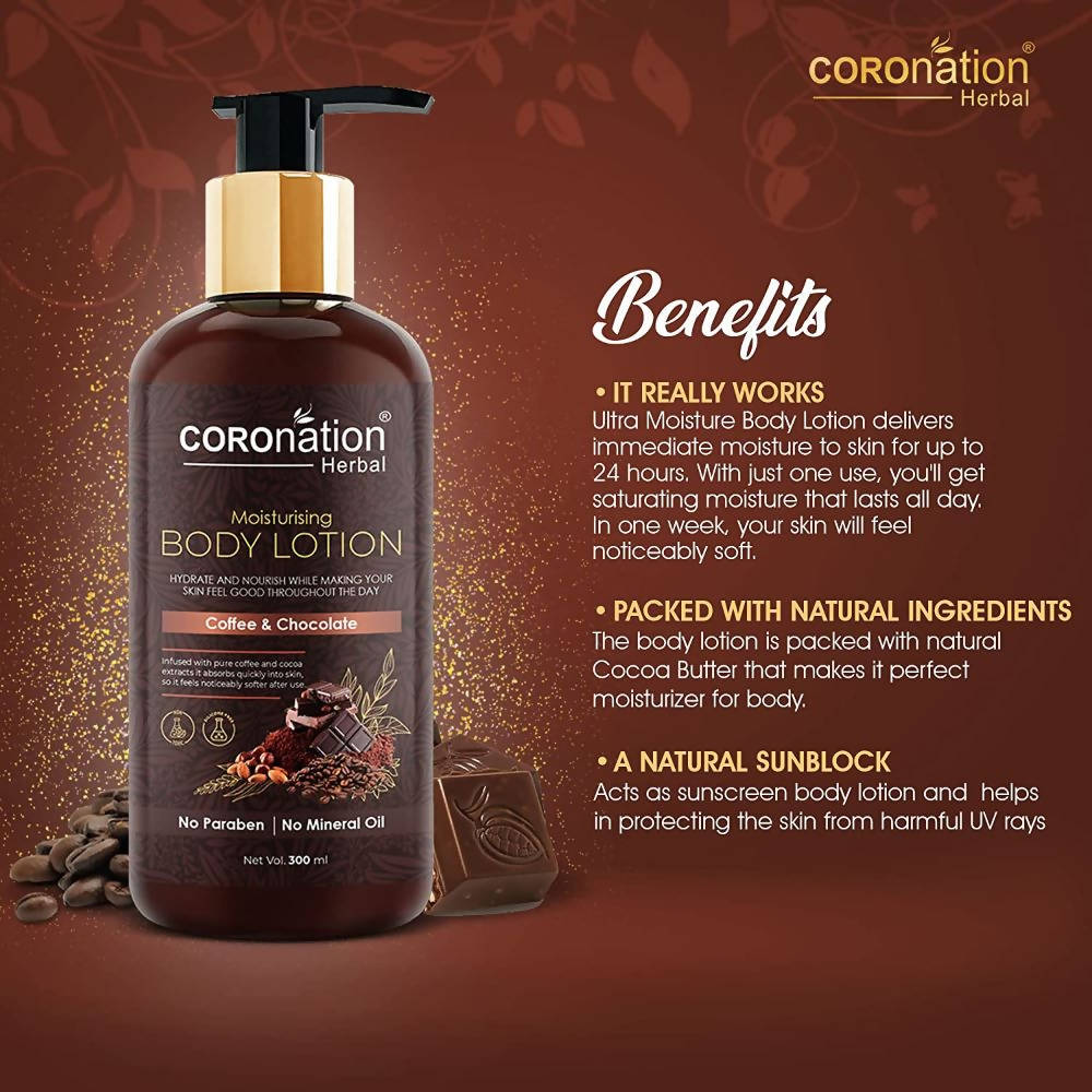 Coronation Herbal Coffee & Chocolate Moisturising Body Lotion | Grocsy