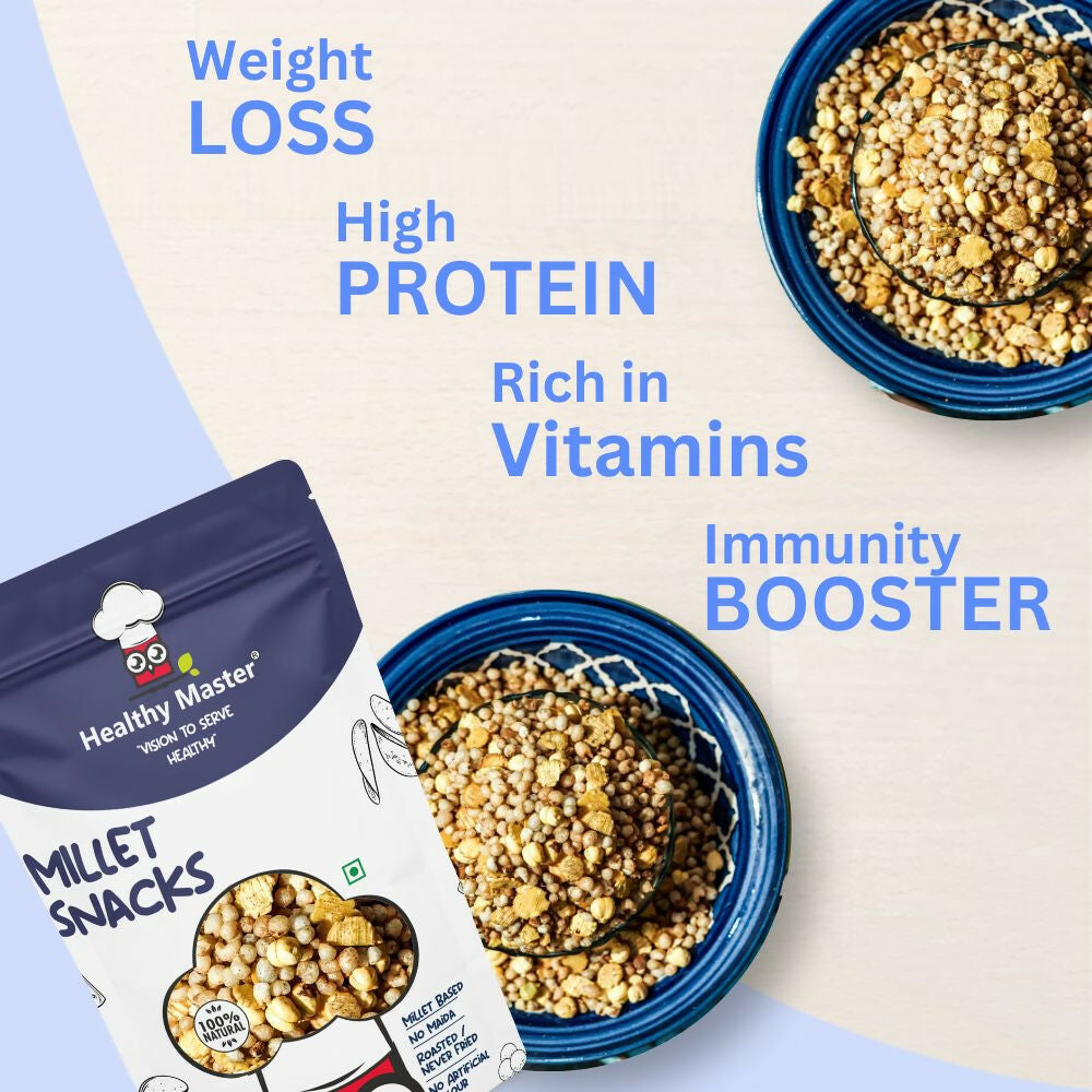 Healthy Master Millet Bhel Crunchy Snack | Grocsy