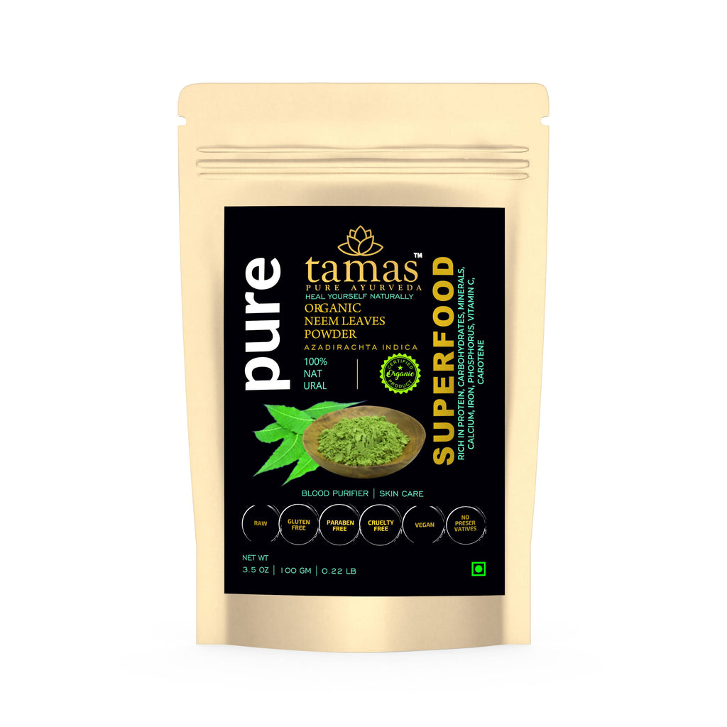 Tamas Pure Ayurveda Superfood Organic Neem Leaves Powder | Grocsy