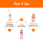 TAC - The Ayurveda Co. Vitamin C Foaming Face Wash for Face Brightening, Clean & Glowing Skin for Women & Men | Grocsy