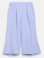 Ahalyaa Blue Net Kids Kurta Palazzo Sets For Girls | Grocsy