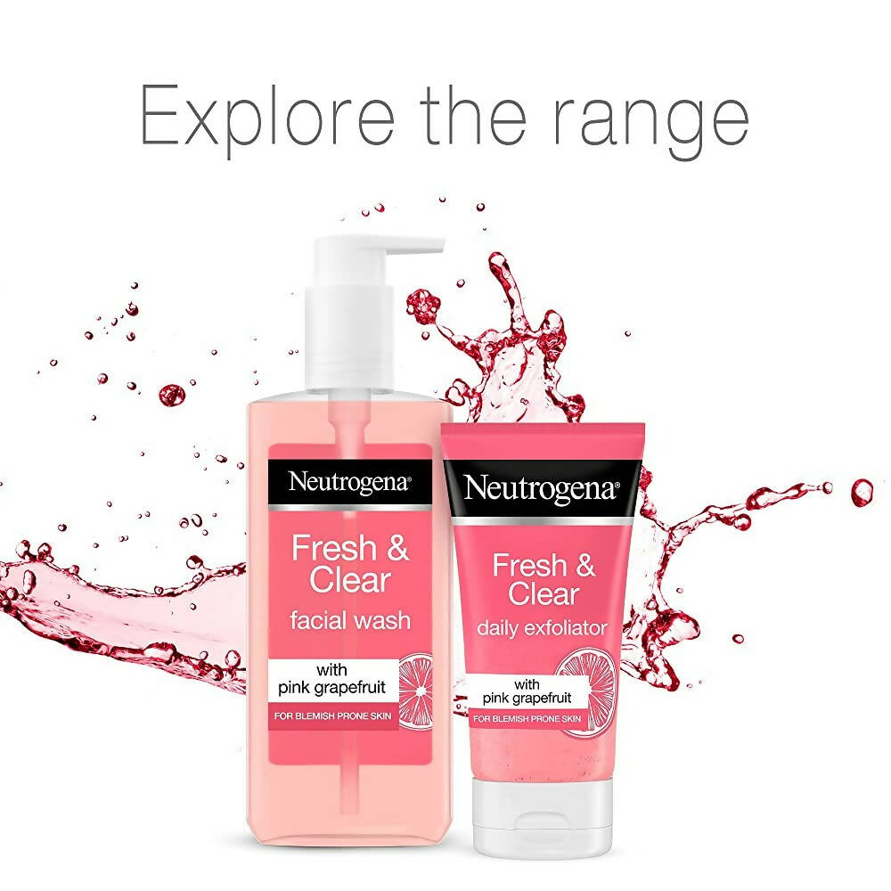 Neutrogena Visibly Pink Grapefruit Facial Wash | Grocsy