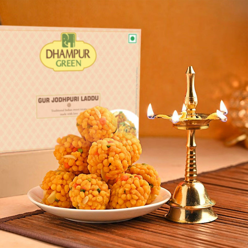 Dhampur Gur Jodhpuri Laddu | Grocsy