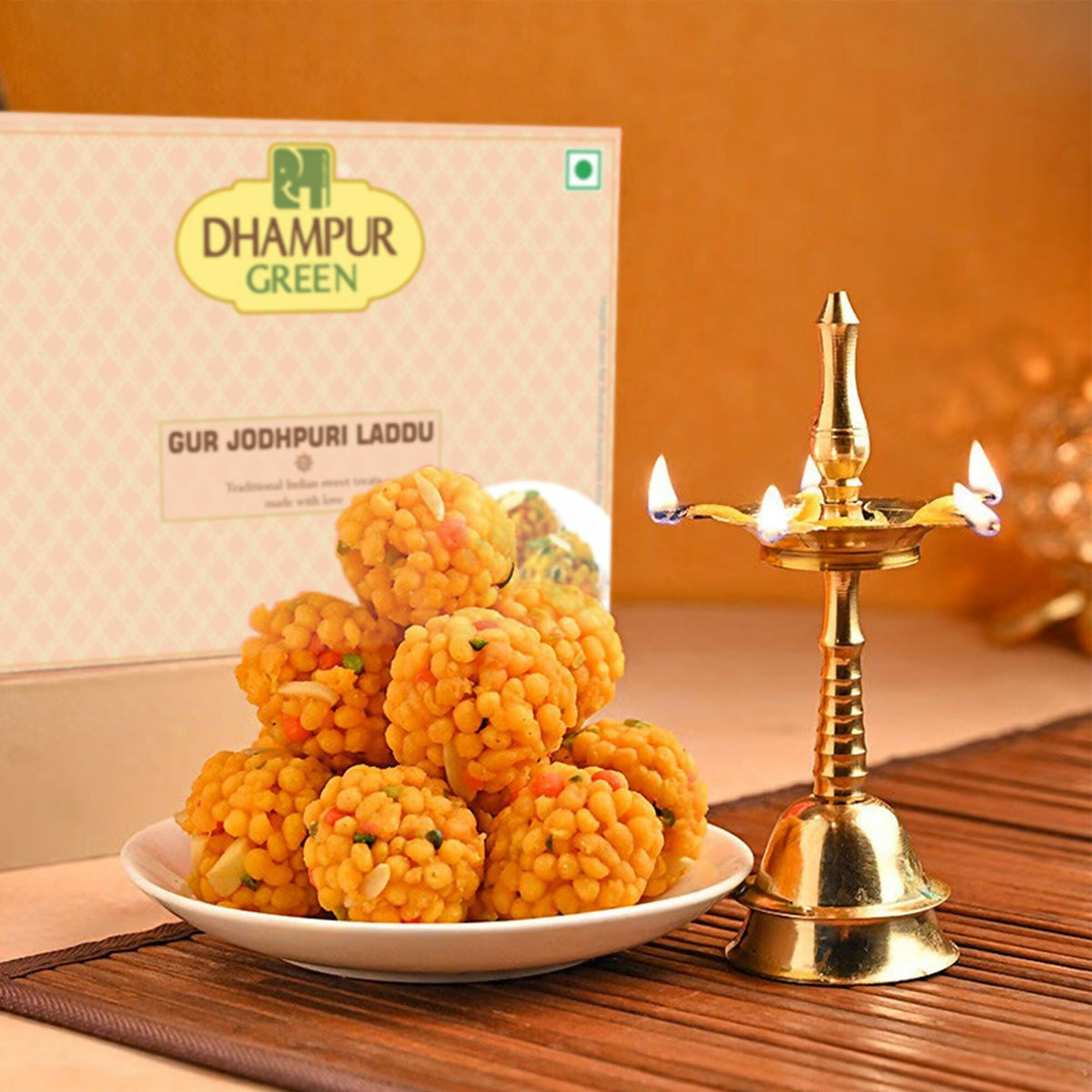 Dhampur Gur Jodhpuri Laddu | Grocsy