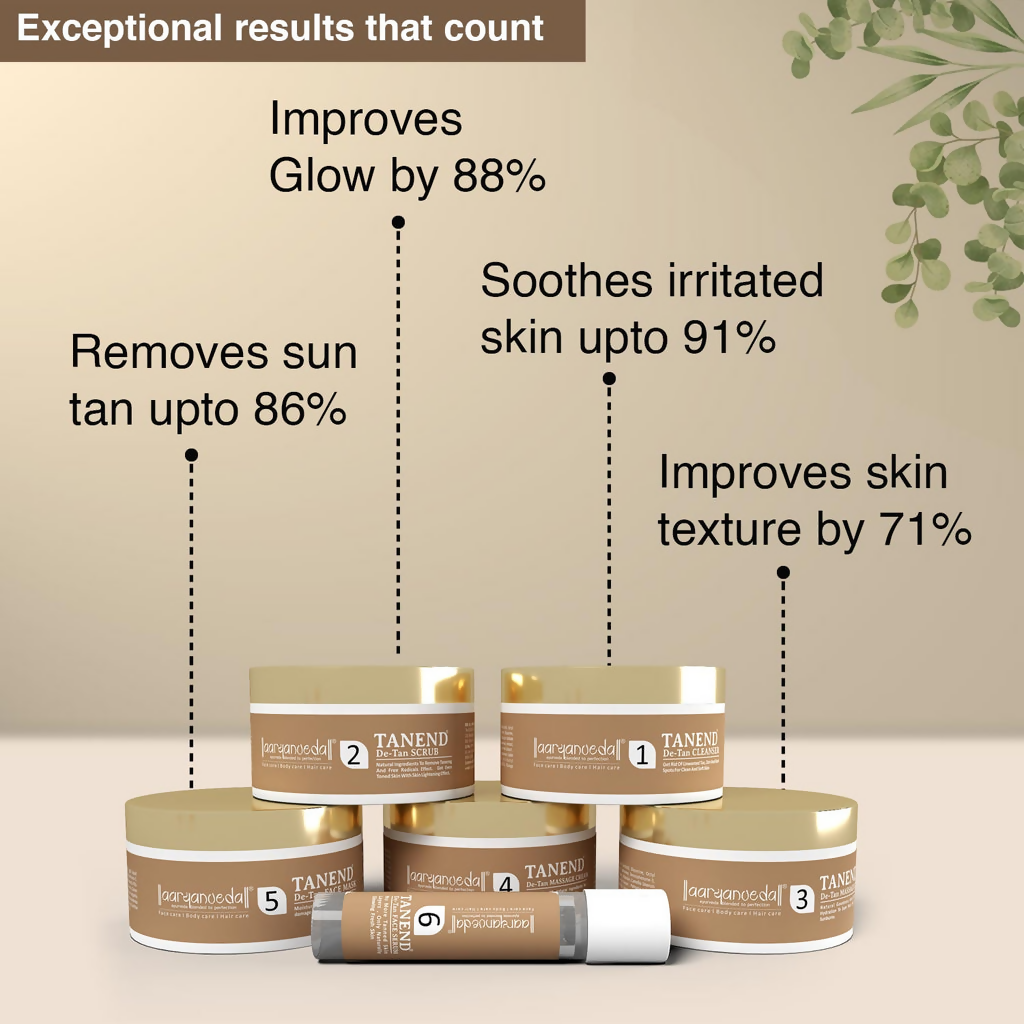 Aaryanveda - Tanend De-Tan Facial Kit | Grocsy