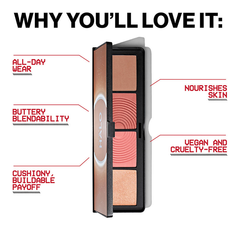Smashbox Halo Contour Blush And Highlighter Palette - Coral | Grocsy