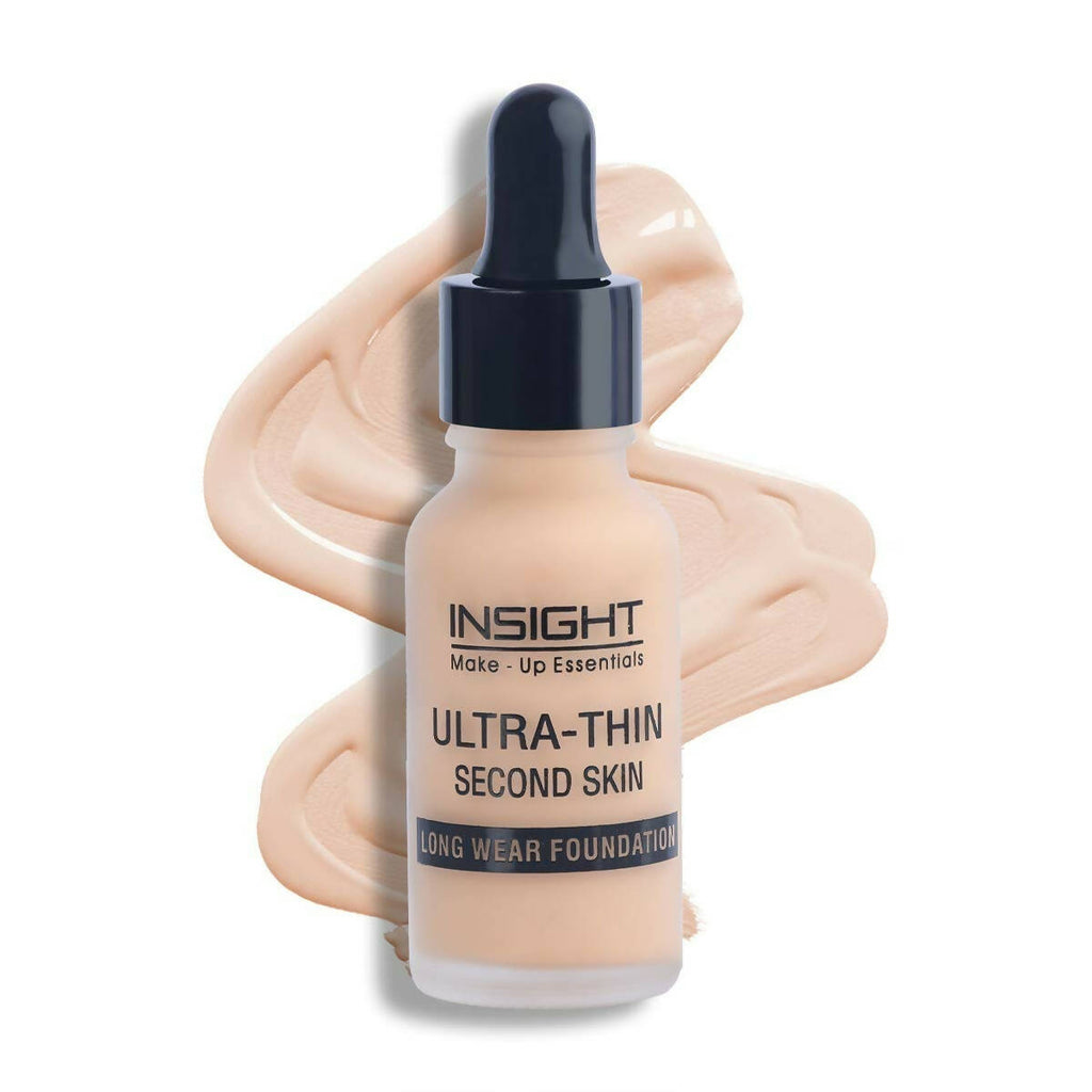 Insight Cosmetics Ultra-Thin Second Skin Long Wear Liquid Foundation - Rose Belge | Grocsy