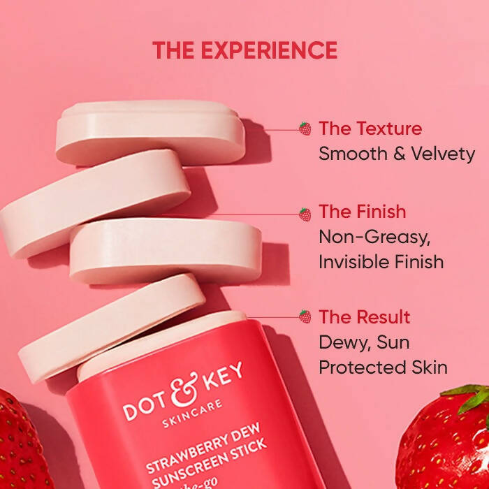 Dot & Key Strawberry Dew SPF 50 Sunscreen Stick | Grocsy