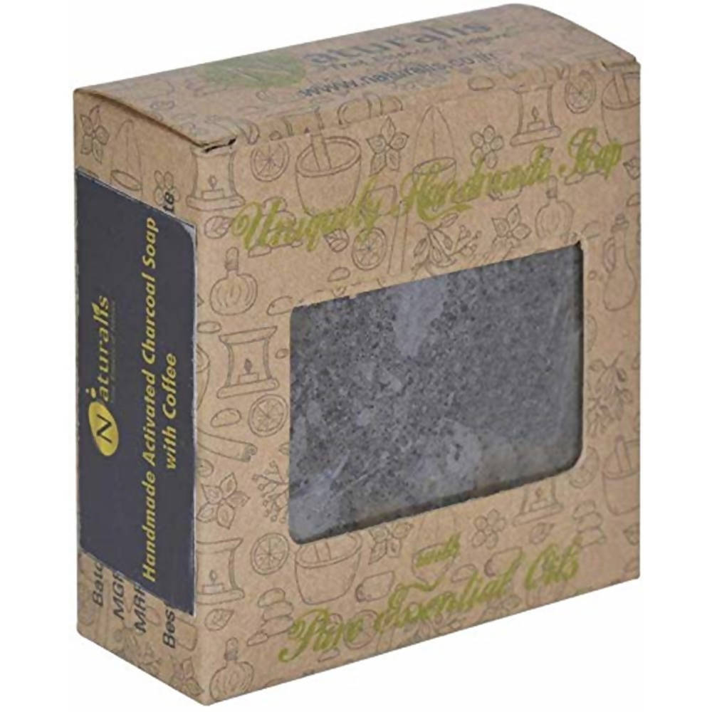 Naturalis Essence Of Nature Handmade Activated Charcoal Soap With Coffee | Grocsy