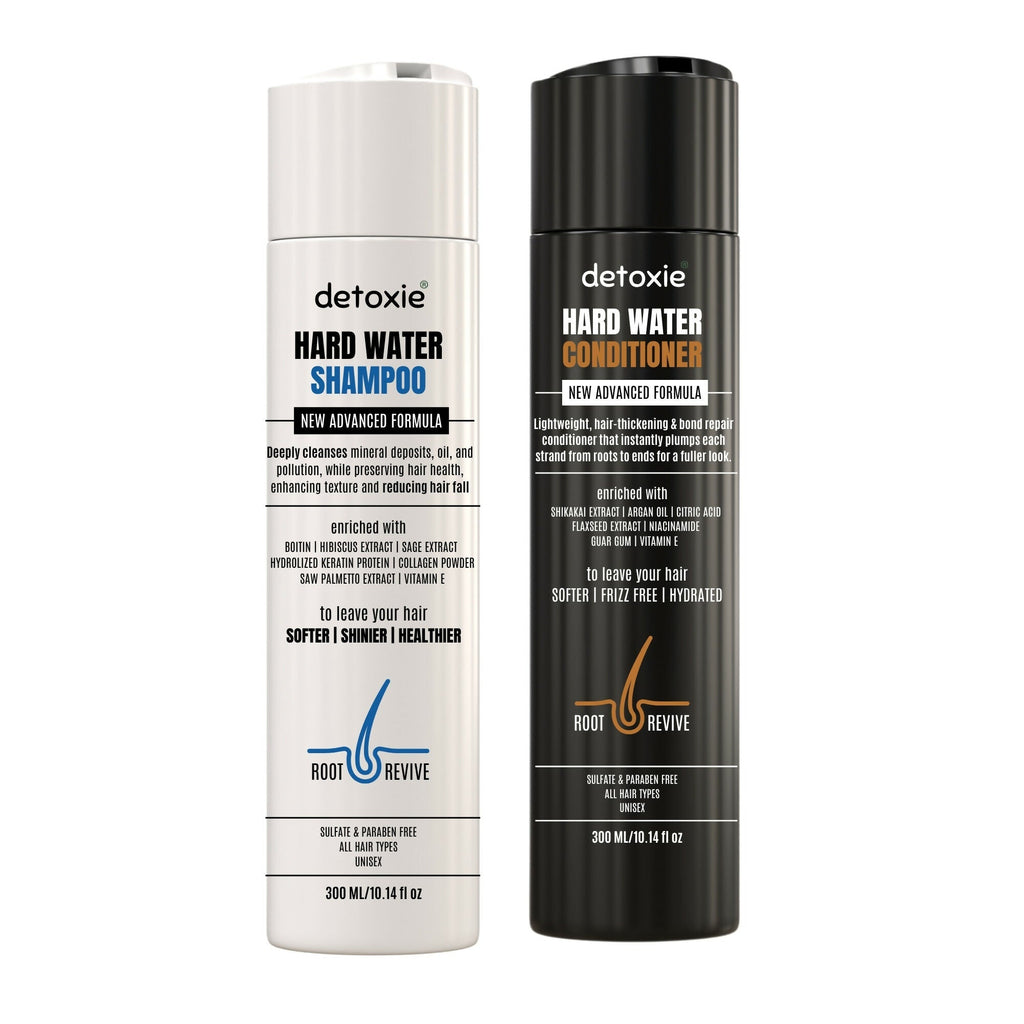 Detoxie Shampoo & Conditioner Combo - Hard Water Repair | Grocsy