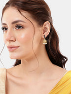 Nuyug 22K Gold Plated Sage Belle Mini Jhumki Earrings | Grocsy