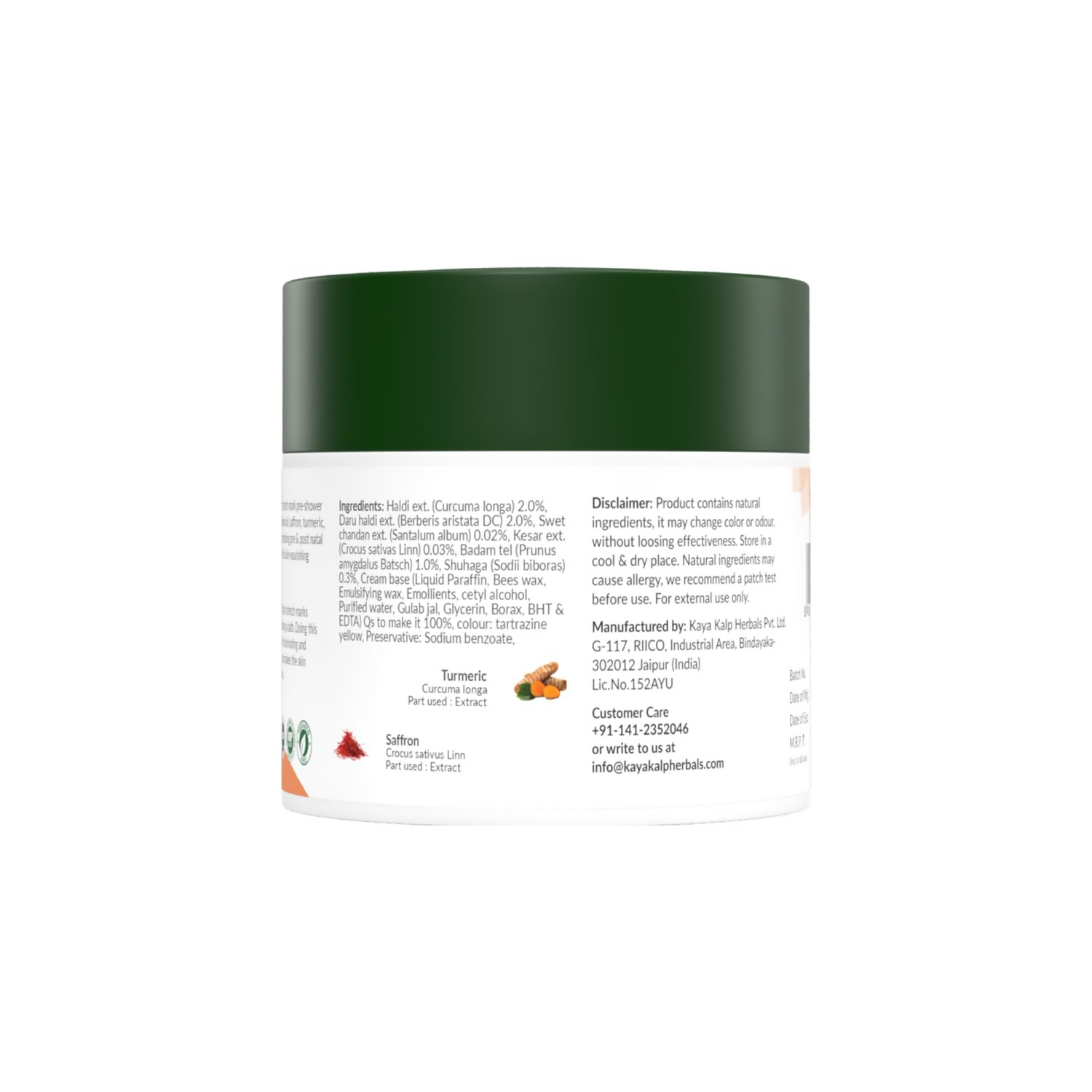 Kulsum's Kaya Kalp Dew Face & Body Cream With Turmeric & Saffron For All Skin Types | Grocsy