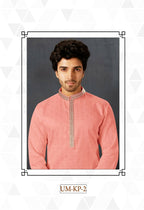 Joban Fashion Baby Pink Cotton Kurta Pyjama | Grocsy
