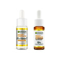 Garnier 30X Vitamin C Day + 10% Vitamin C Night Serum Mini Combo - Wake Up to 73% Brighter Skin | Grocsy