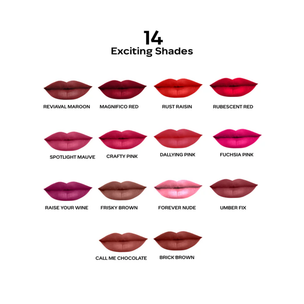 Faces Canada Comfy Matte Pro Liquid Lipstick - Umber Fix 10 | Grocsy