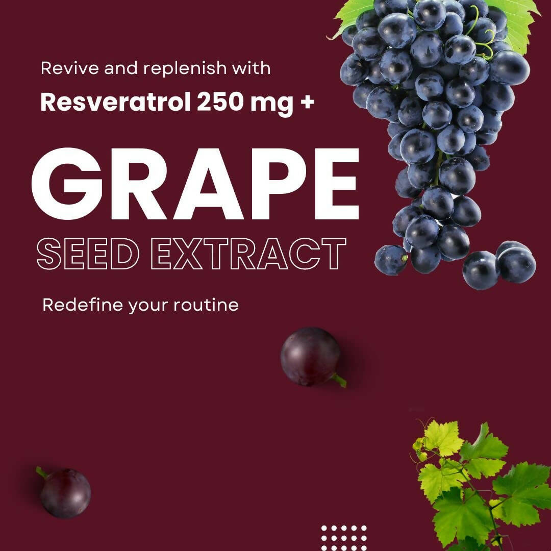 Carbamide Forte Resveratrol Capsules with Grape Seed Extract | Grocsy