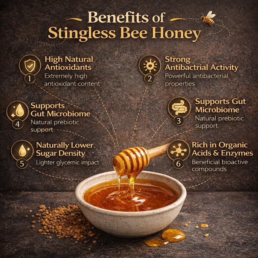 Village-Organica Raw Stingless Bee Honey | Grocsy