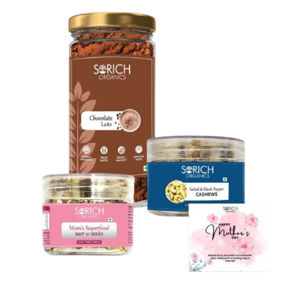 Sorich Organics Mother's Superfood Mix, Chocolate Latte & Salted and Black pepper Cashew | Grocsy