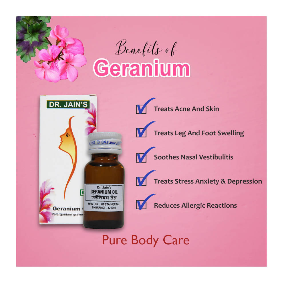Dr. Jain's Geranium Oil | Grocsy