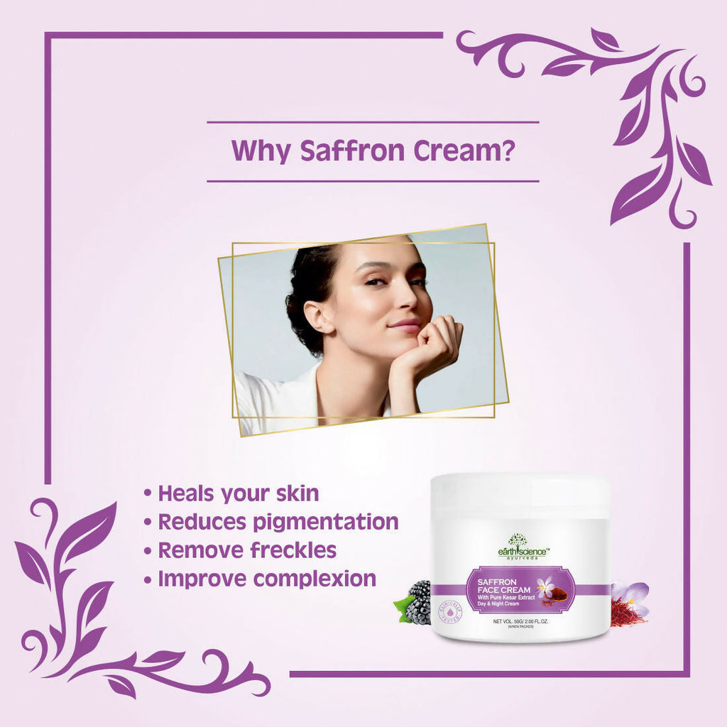 Earth Science Ayurveda Kumkumadi (Saffron) Face Cream | Grocsy