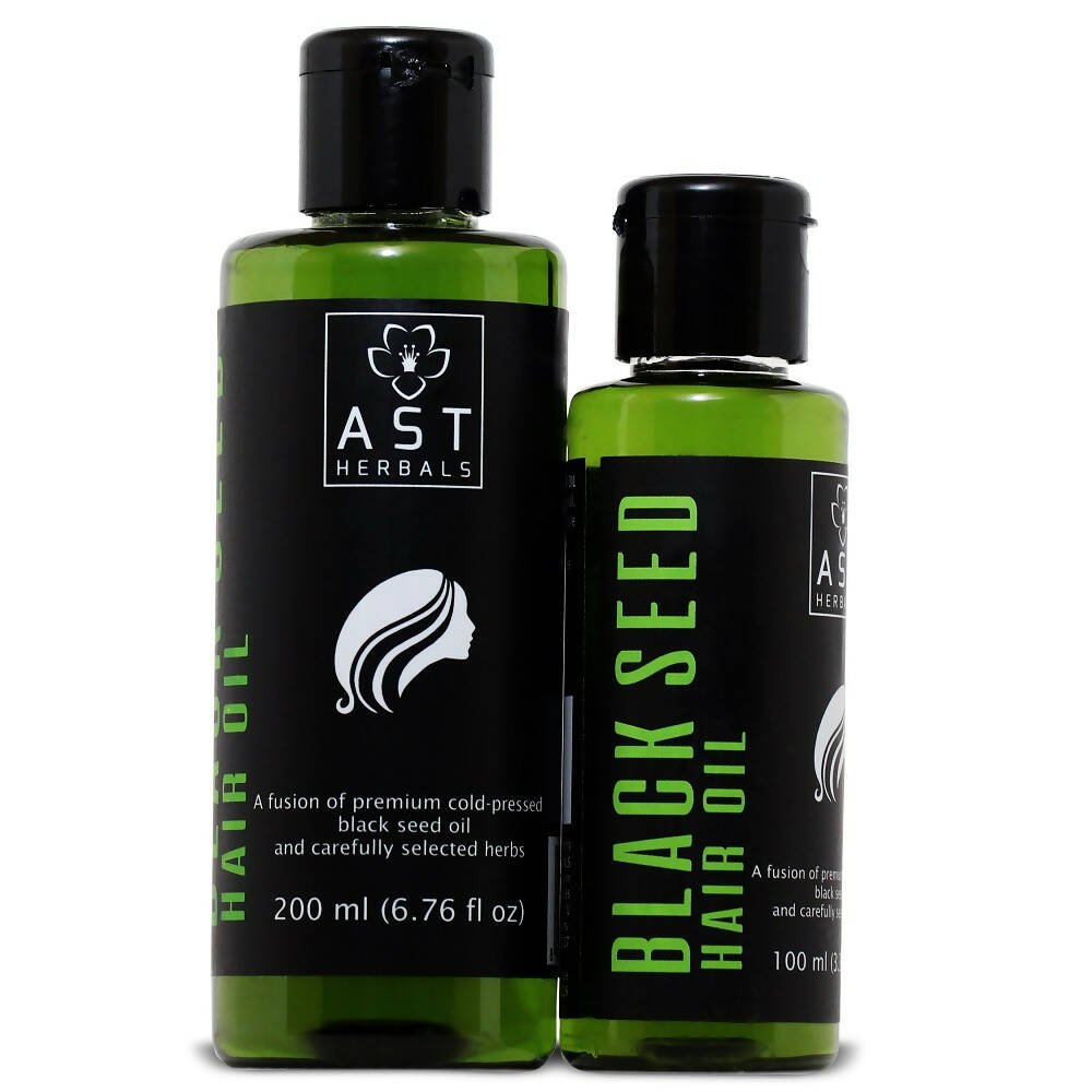 AST Herbals Black Seed Hair Oil (Kalonji & Coconut Oils with Special Herbs) | Grocsy
