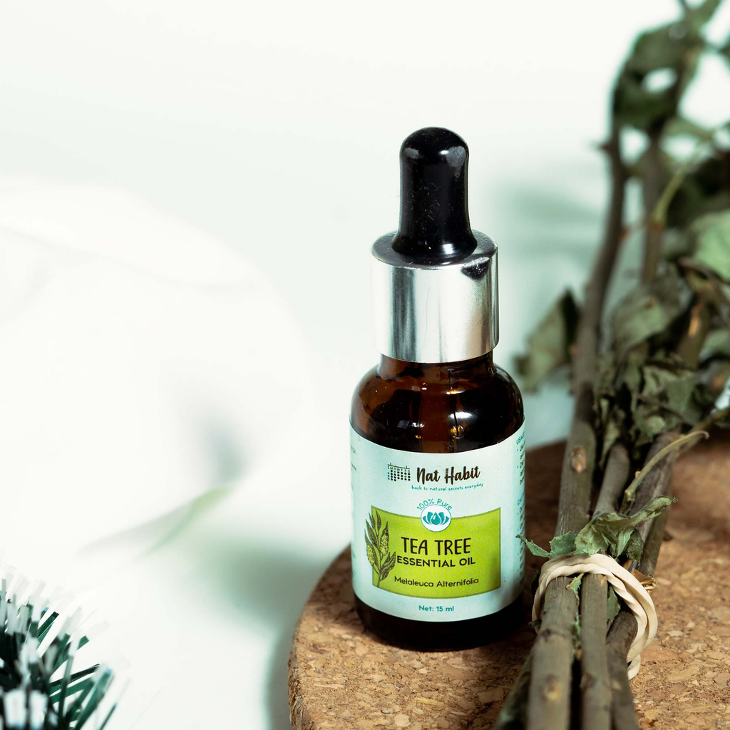Nat Habit Tea Tree Essential Oil | Grocsy