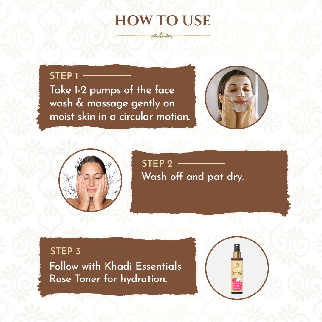 Khadi Essentials Activated Charcoal Face Wash | Grocsy