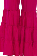 Mominos Fashion Reyon Cotton Magenta Palazzo | Grocsy