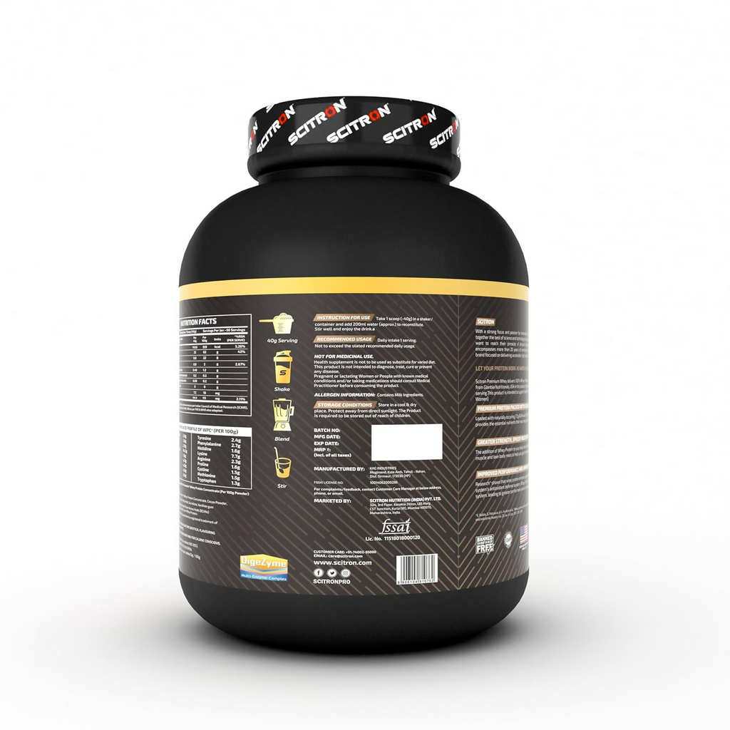 Scitron Nitro Series Premium Whey Rich Chocolate | Grocsy