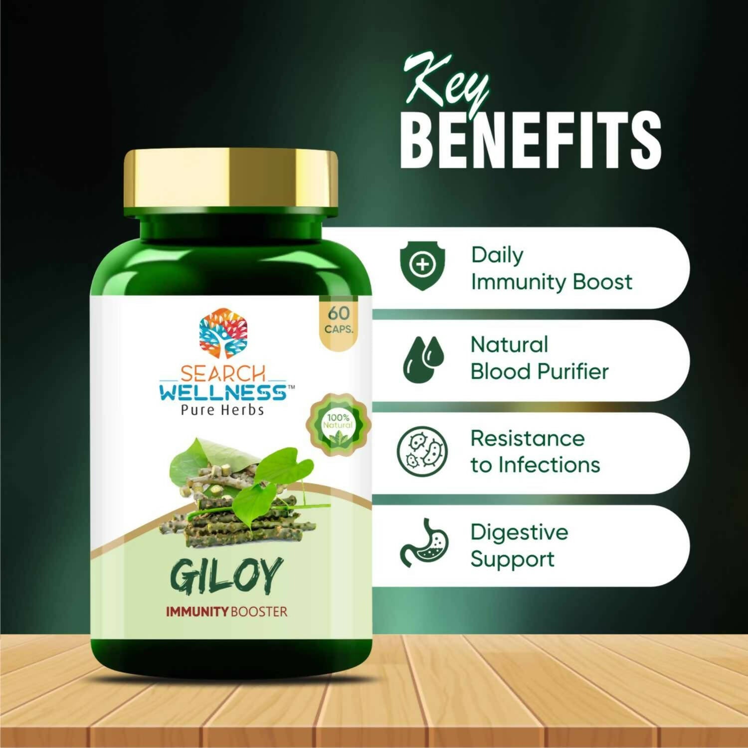 Search Wellness Giloy Capsules | Grocsy