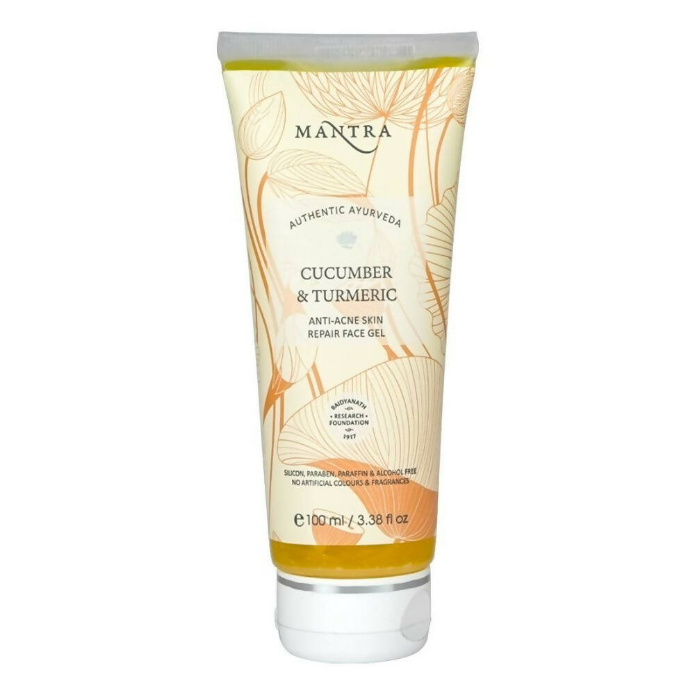 Mantra Herbal Cucumber & Turmeric Anti-Acne Skin Repair Face Gel | Grocsy