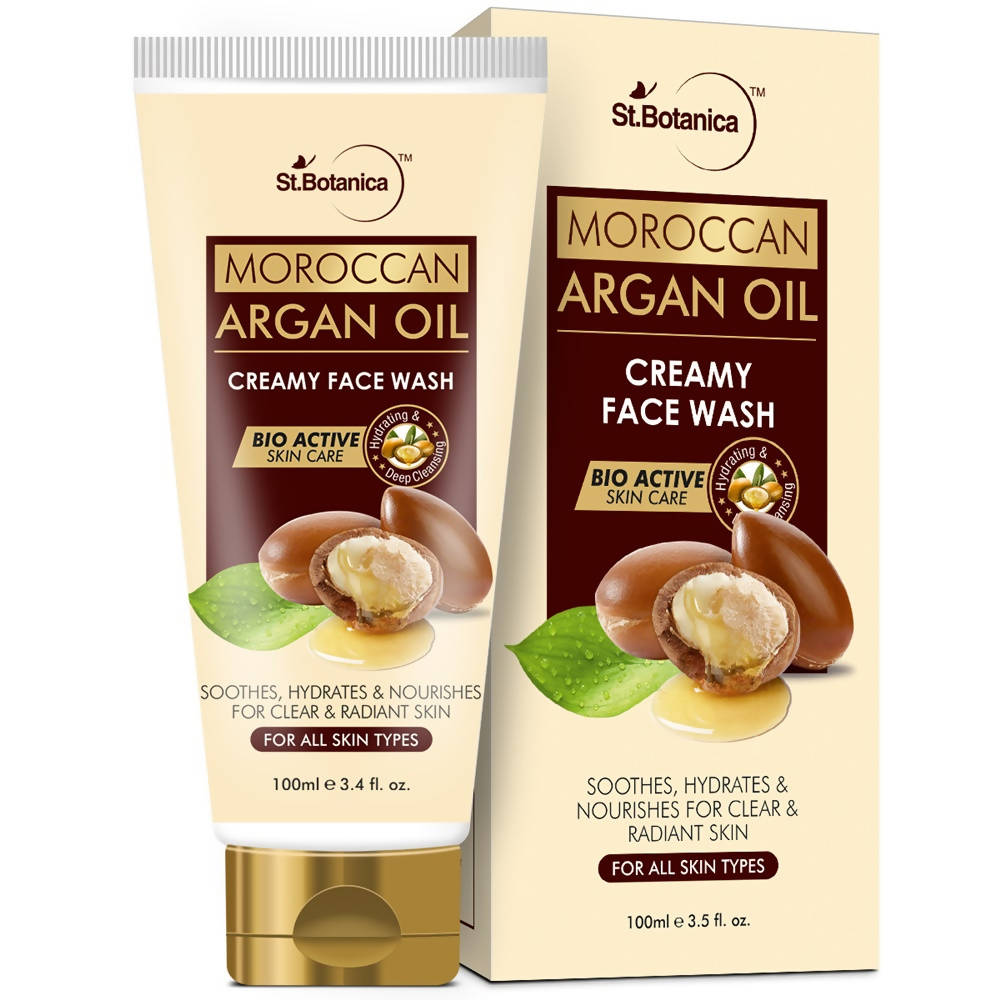 St.Botanica Moroccan Argan Oil Creamy Face Wash | Grocsy