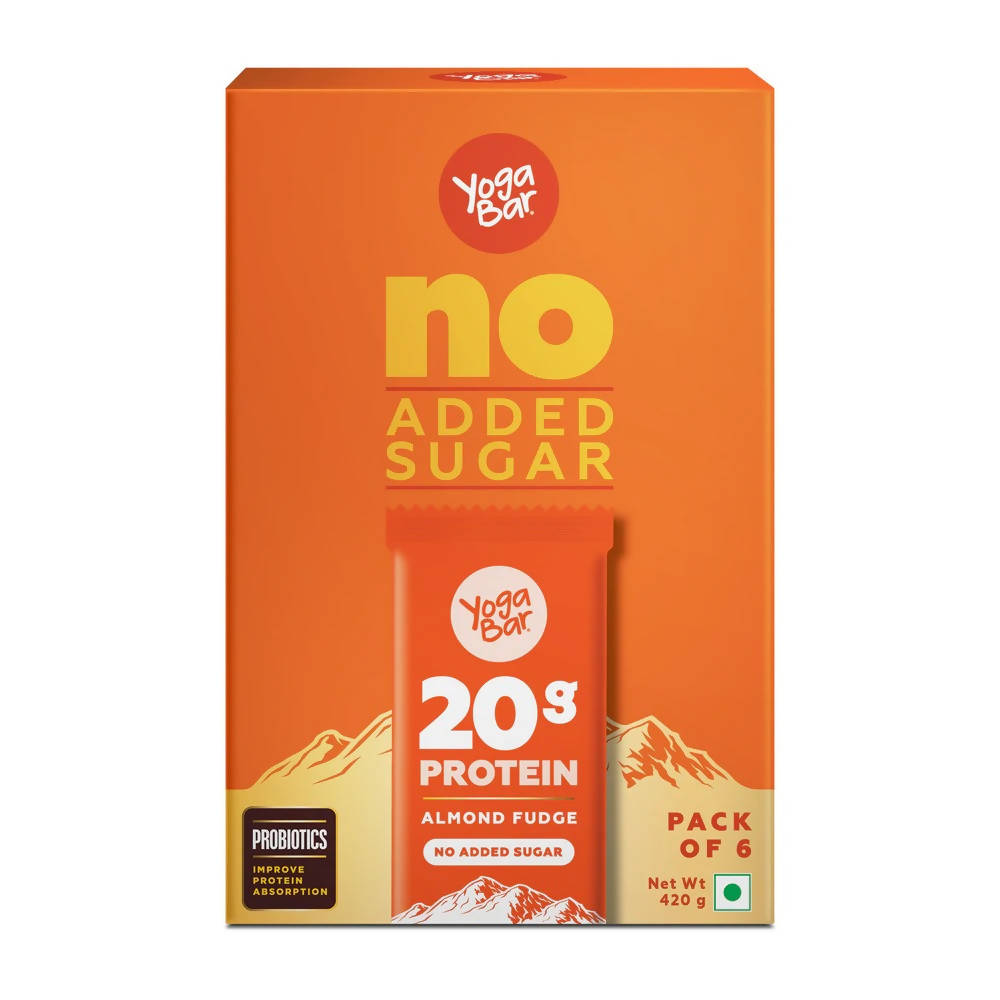Yoga Bar Almond Fudge No Added Sugar Protein Bars | Grocsy