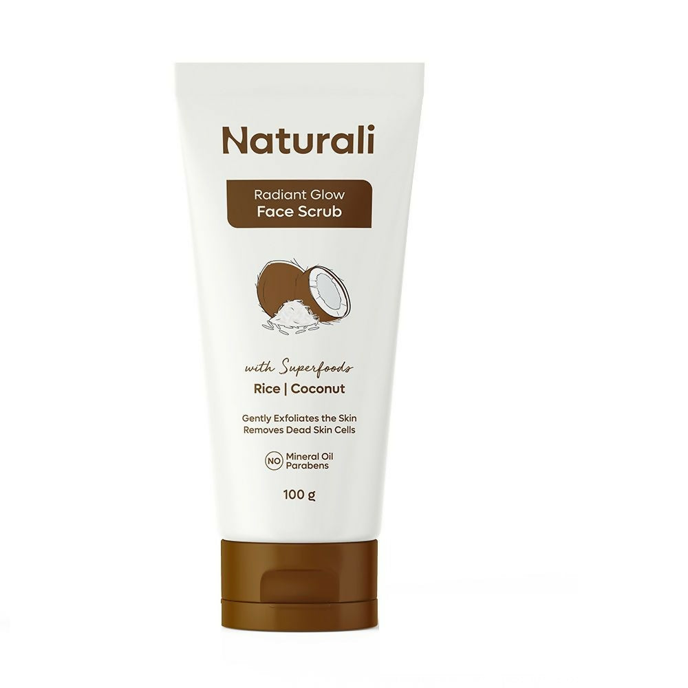 Naturali Radiant Glow Face Scrub | Grocsy