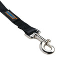 Waggety Dog Leash - Durable Black Polyester, Length - 5Ft, Comfortable Grip, Stylish Pet Leash for Dogs | Grocsy