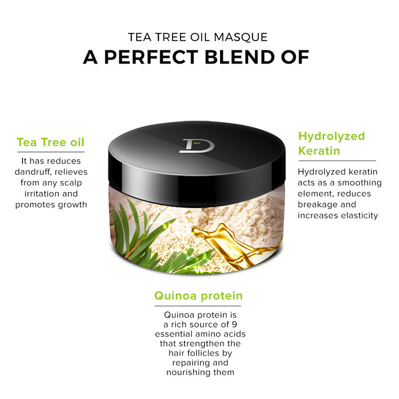 De Fabulous Tea Tree Oil Sulphate Free Hair Masque For All Hair Types | Grocsy